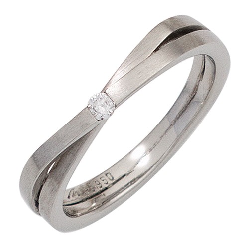 Breiter platinring - 3,6, mm