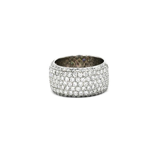 Ring 950 platin mit - 950/platin, brillanten