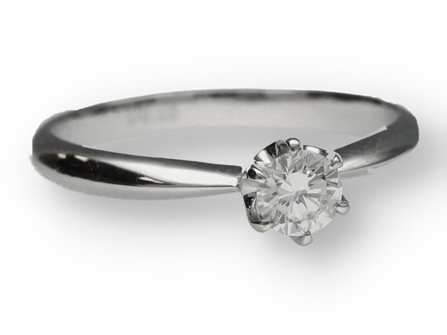 Solitär brillant ring damen - solitär,