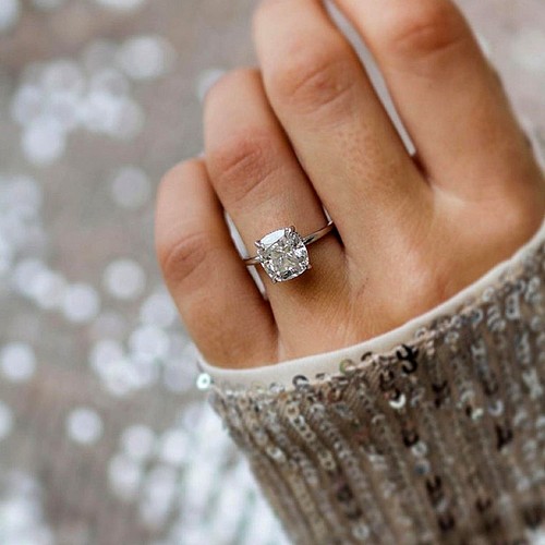 950 platin diamant - ring, igi