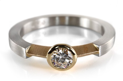 Designer ring brillant ca - 1,