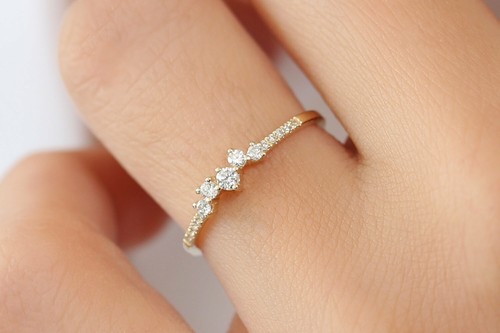 Diamant memory goldring - diamant, 15