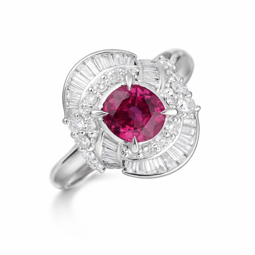 Rubin ring platin 900 1 - ring, –