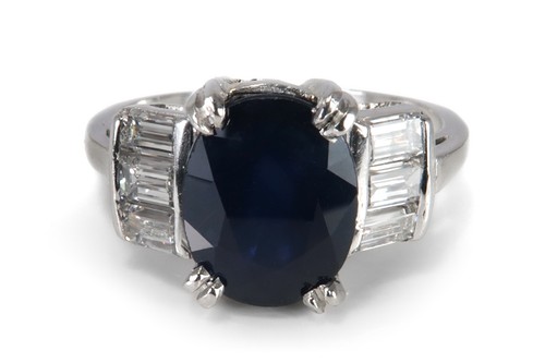 Ring saphir 6 - 1,5, ct