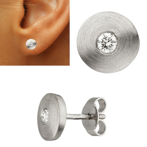 Ohrstecker 950 echt platin - 950,