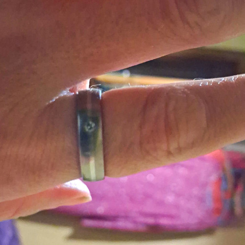 Platin edelstahl ring 60 - ring,