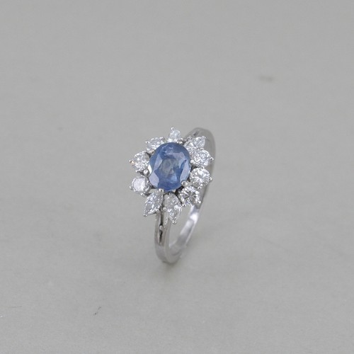 Ring 950er platin mit - in,