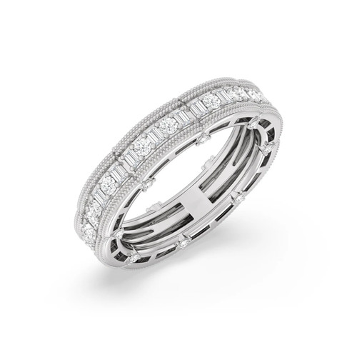 Platin diamant ewigkeitsband - platin,